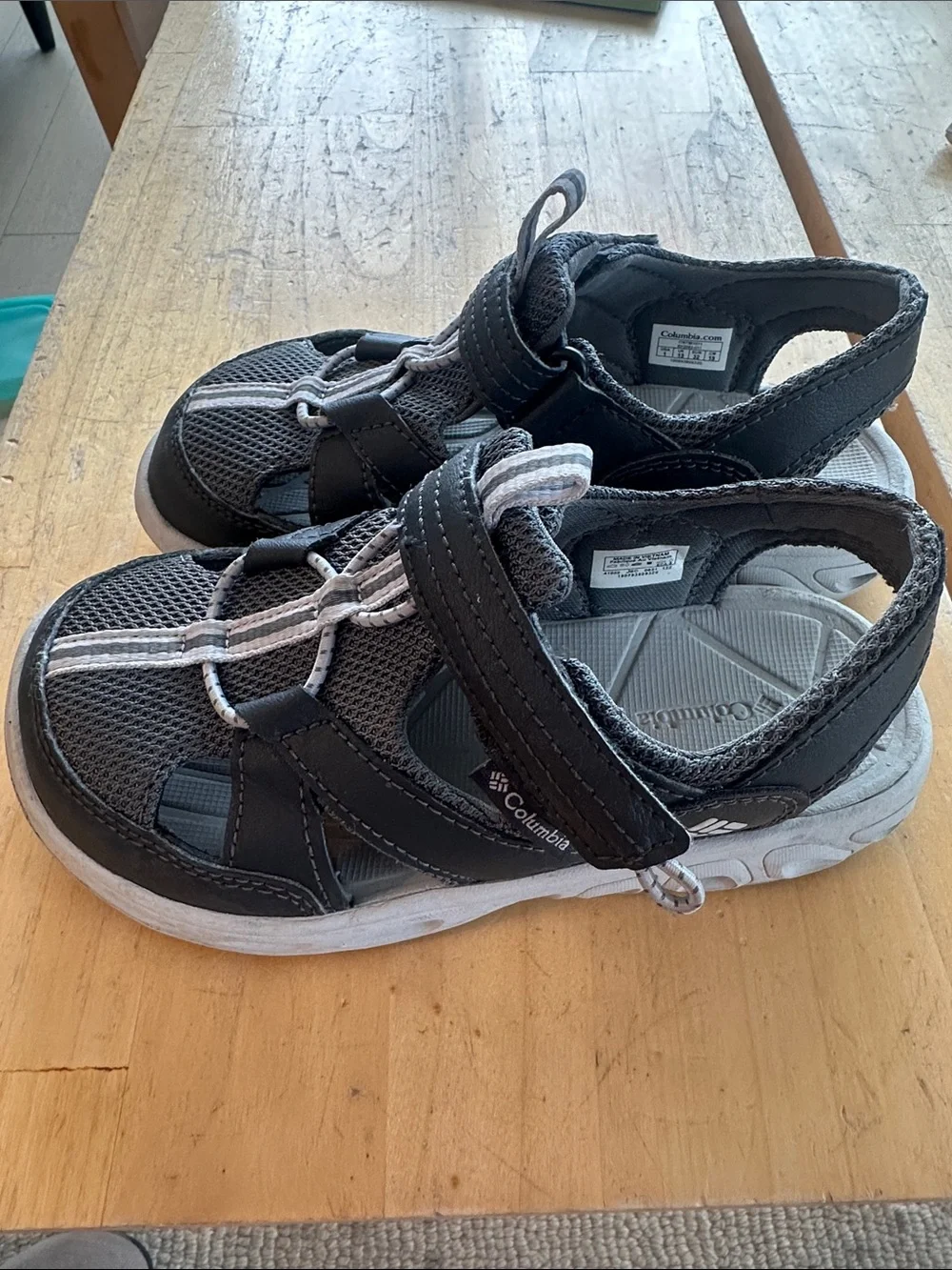 Columbia Youth Gray Sport Sandals